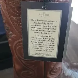 Lucchese Randall color Sienna brand new in box never used size 8D Lucchese | Shoes | Lucchese Randall Color Sienna Brand New  main image 3